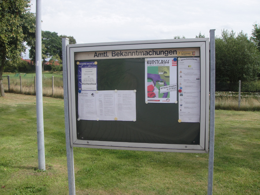 Infotafel Feuerwehrgerätehaus