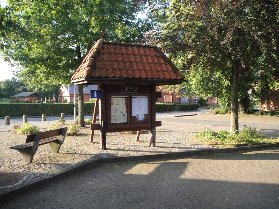 Infotafel FVV Schafstedt, Dorfplatz